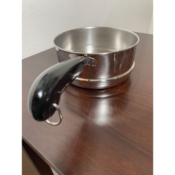 Vintage Revere Ware Stainless Steel Double Boiler Insert - 2-3 Quart Fit - Picture 5 of 6